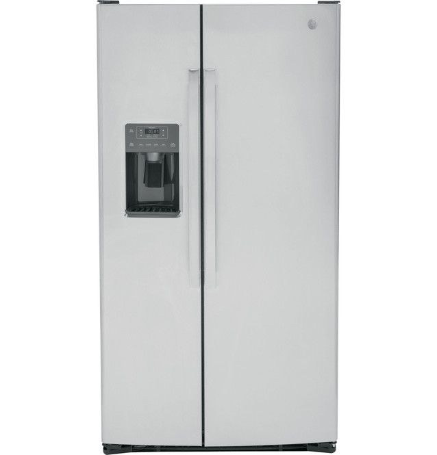 GE® 36" 25.3 Cu. Ft. Fingerprint Resistant Stainless Steel Side-by-Side Refrigerator-0