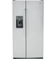 GE® 36" 25.3 Cu. Ft. Fingerprint Resistant Stainless Steel Side-by-Side Refrigerator-0