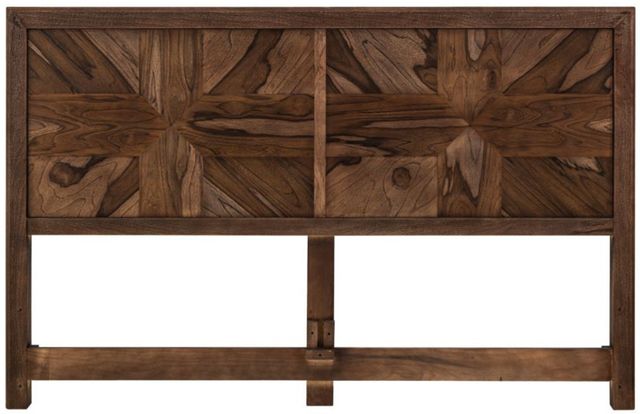 International Furniture Direct Praga Brown Eastern King Panel Bed-2