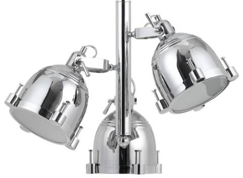 Cal® Lighting & Accessories Hubble 3-Light Chrome Chandelier-1