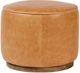 Four Hands Sinclair Butterscotch Round Ottoman-3