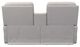 La-Z-Boy® Finley Oyster Manual Wall Reclining Loveseat with Console-3