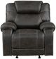 Homelegance® Gainesville Chocolate Glider Manual Reclining Chair-2