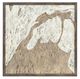 Stylecraft Swept Away Shadow Box II Brown/White Wall Art-0