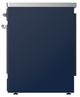 Ilve® Majestic III 30" Midnight Blue Pro Style Induction Range with Solid Door and Chrome Trim-2