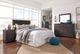 Signature Design by Ashley® Brinxton 2-Piece Charcoal King Panel Bed Set-3