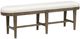 Magnussen Home® Westbourne Dark Umber/Milo Ivory Bench-0