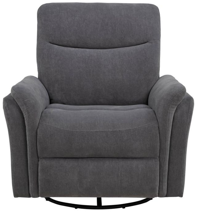 Coaster® Adler Gray Swivel Glider Power Recliner-3