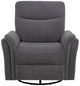 Coaster® Adler Gray Swivel Glider Power Recliner-3