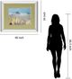 Classy Living Frates Pompas Beach Mirror Framed Wall Art-2