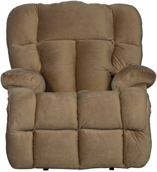 Catnapper® Cloud 12 Camel Power Lay Flat Chaise Recliner-3