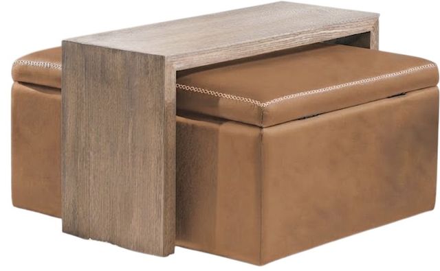 Legacy Classic Sierra Verona Butternut/Warm Oak Storage Ottoman-0