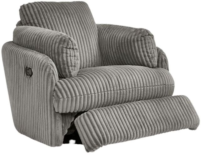 Signature Design by Ashley® Tie-Breaker Fog Manual Swivel Glider Recliner-4