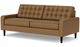 EQ3 Reverie Leather Apartment Sofa with Low Armrest-2