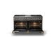 Viking® 5 Series 60" Damascus Gray Pro Style Dual Fuel (NG) Range with Brushed Brass Trim-1