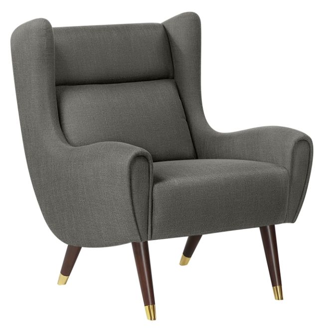 Homelegance® Greta Dark Gray Accent Chair-0