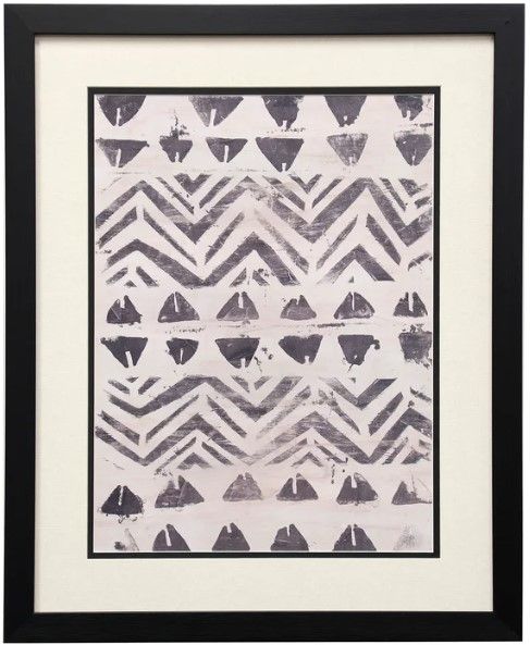 Stylecraft Pattern Bazaar I Black Wall Art-1