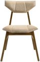 Armen Living Amaris Sand/Walnut Dining Chair-3