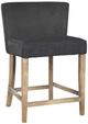 Nest Home Collections Charlie Anew Black/Gray Wash Counter Stool-0