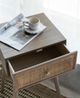 A & B Home Taupe Accent Table-4