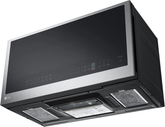 LG 30" 2.1 Cu. Ft. Fingerprint Resistant Stainless Steel Over the Range Microwave-2