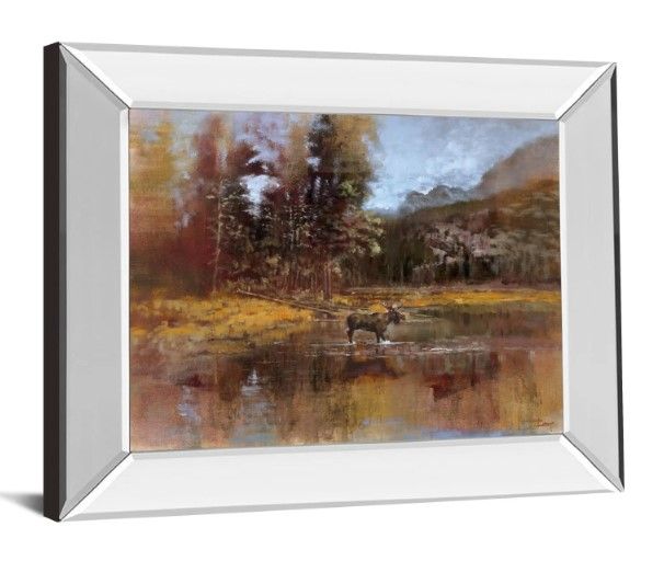 Classy Art Magnificent View by Longo Mirrored Frame Wall Art-1