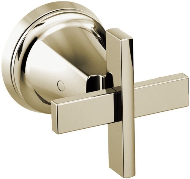 Brizo Levoir® Brilliance® Polished Nickel 2-Handle Wall Mount Tub Filler Cross Handle Kit-0