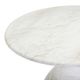 TOV Furniture Smooch White Marble Concrete Indoor/Outdoor Round Dining Table-4
