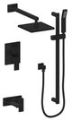 ZLINE Autograph Edition Bliss Matte Black Shower System with 12" Oversized Shower Head-0