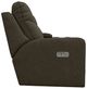 La-Z-Boy® Emmons Taupe Power Reclining Loveseat with Console and Headrest-2