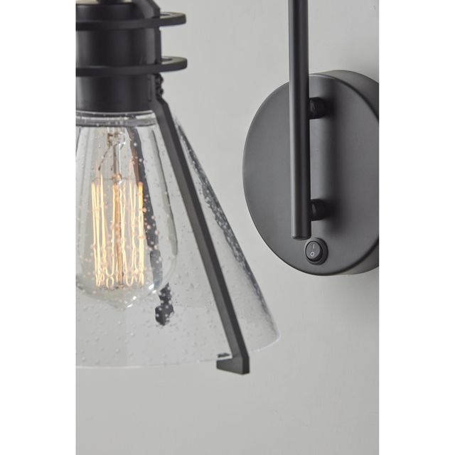 Adesso® Beckett Black Wall Lamp-1