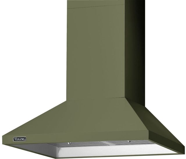 Viking® 3 Series 36" Cypress Green Chimney Wall Hood-0