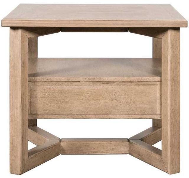 Liberty Furniture Proximity Place Barley Buff Rectangular End Table-3