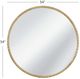 Bassett Mirror Entralla Gold Leafing Wall Mirror-4