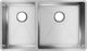 Elkay Crosstown® Polished Satin 31-1/2" x 18-1/2" x 9" 40/60 Double Bowl Undermount Sink-1