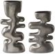 Uttermost® Free Flowing 2-Piece Nickel Vase Set-2
