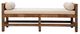 Furniture Classics Georgia Brown/White Backless Bench-1