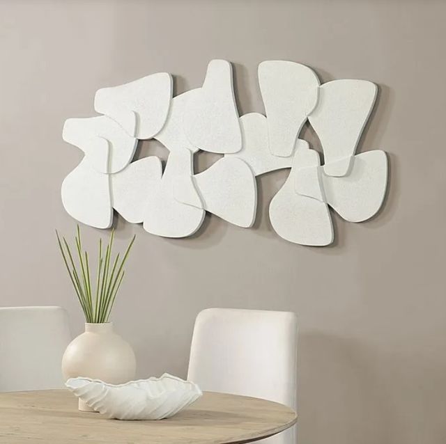 Renwil® Monsoon White Dimensional Wall Art-3