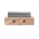 Caliber™ Rockwell Social 42" 2-Burner Champagne Built-In Natural Gas Grill with Copper Hardware-1