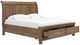 Signature Design by Ashley® Feddinger Medium Brown King Storage Sleigh Bed-1