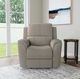 Flexsteel® Henry Fog Gray Power Recliner with Power Headrest and Lumbar-1