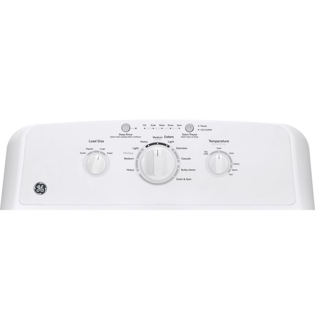 GE® 3.8 Cu. Ft. White Top Load Washer-3