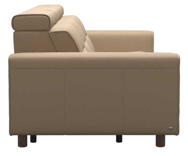 Stressless® by Ekornes® Customizable Emily Wide Arm 3-Seater Sofa with Wood Legs-2