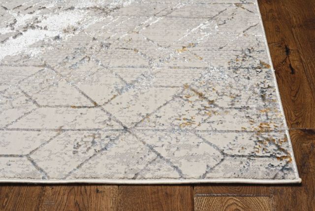 KAS Rugs Inspire Ivory Elliott 5'x8' Area Rug-1