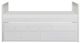 Mazin Furniture Galen White Twin/Twin Youth Captains Bed With Trundle-1