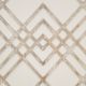 Olliix by Madison Park Exton Natural and White Geo Carved Wood Panel Wall Decor-3