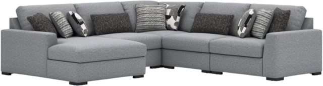 Benchcraft® Bealton 5-Piece Pepper/Salt Left- Arm Facing Sectional and Chaise-0