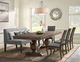 Elements International Gramercy 6-Piece Chocolate/Walnut Dining Set-2