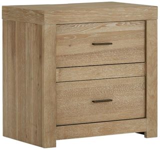 aspenhome® Modern Loft Khaki 2-Drawer Nightstand