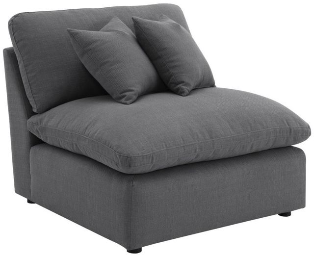 Coaster® Hobson 5-Piece Charcoal Upholstered Modular Sectional-3